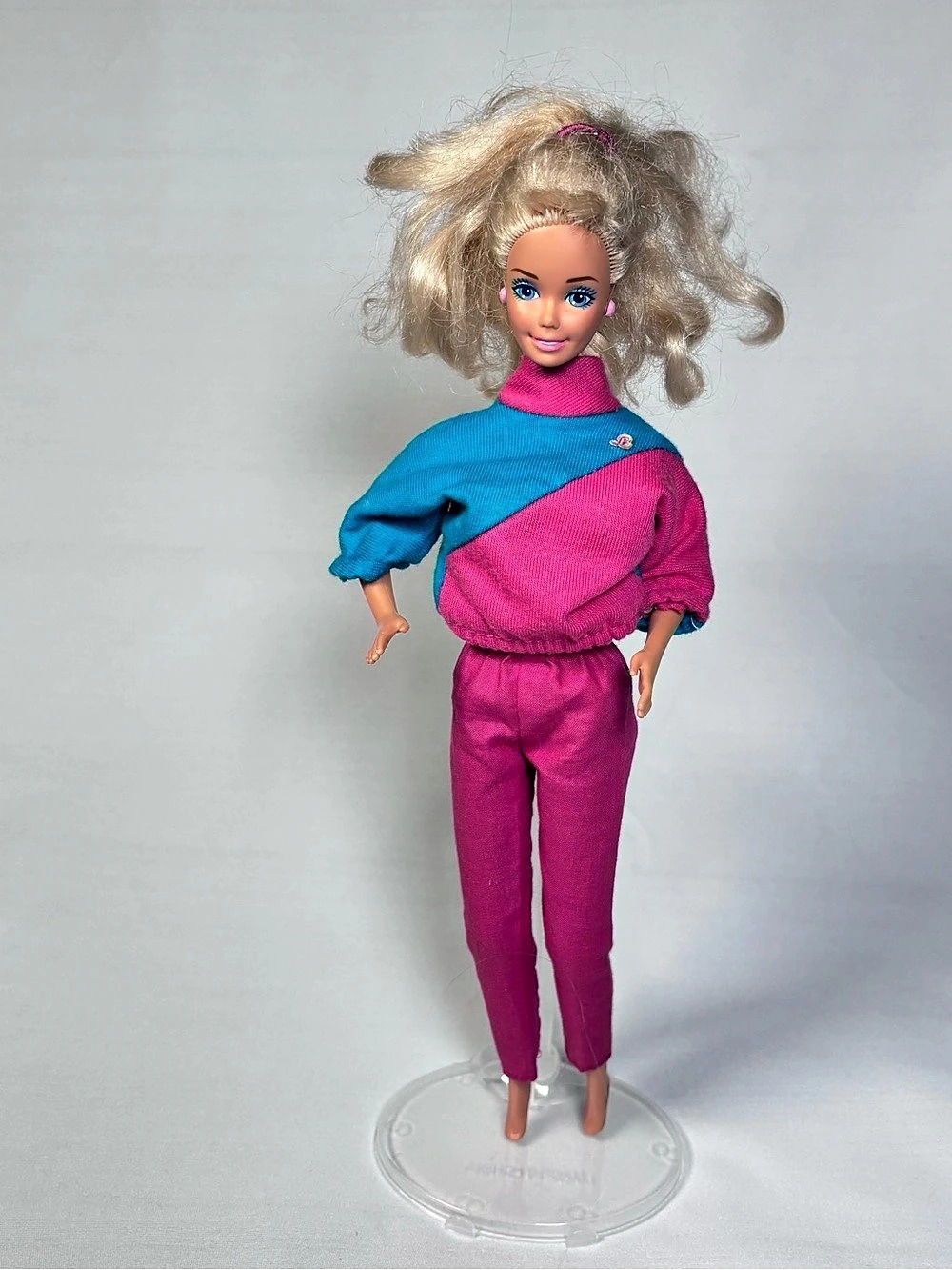1980 Mattel Barbie B Active Fashion Jogging Suit outfit + Doll Bundle